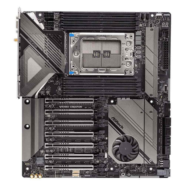 ASRock WRX80 Creator R2.0 sWRX8 AMD Threadripper PRO E-ATX Motherboard PCIe 4.0 – image 2