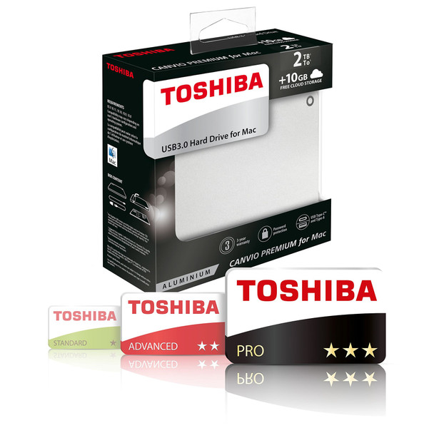 Toshiba Canvio Premium for Mac 2TB External Hard Drive 2.5" Portable USB 3.0 HDD – image 6
