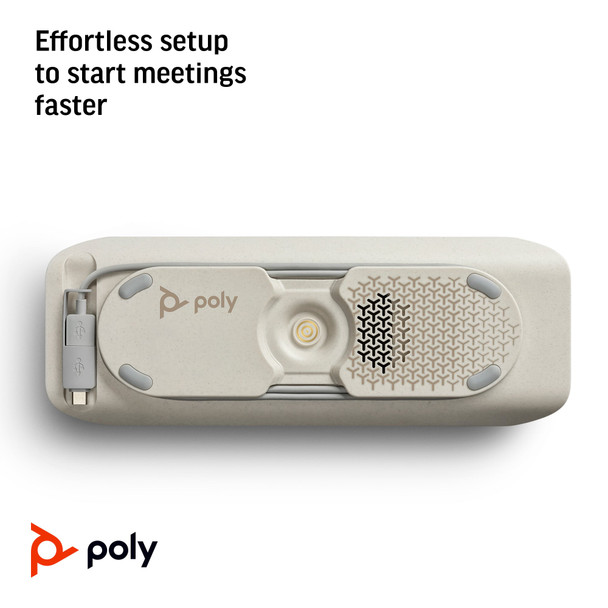 Poly Sync 40 Microsoft Teams Certified Bluetooth Speakerphone, USB-A/USB-C, 30h Battery - 77P35AA – image 7