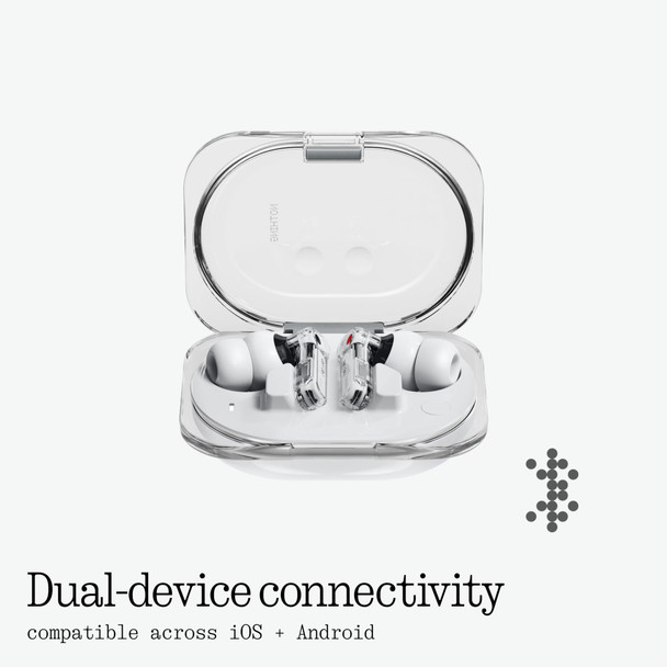 Nothing Ear (3a) Wireless Earbuds, 45dB ANC, 12mm Driver, Hi-Res Audio, Bluetooth 6.0, Black - A10600165 – image 7