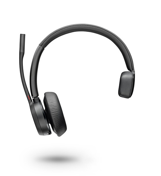Poly Voyager 4310 Mono Bluetooth Headset, BT700 USB-A Adapter, Up to 24h Talk Time, 50m Range - 76U48AA