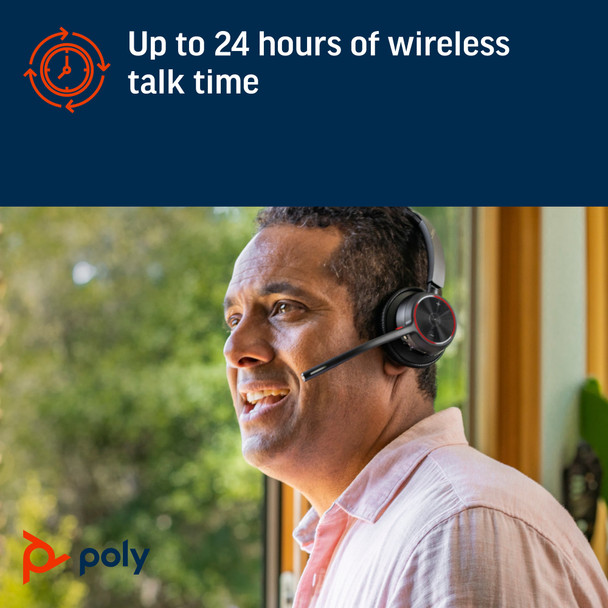 Poly Voyager 4310 Microsoft Teams Certified Mono Bluetooth Headset, BT700 USB-A Adapter - 77Y91AA – image 5