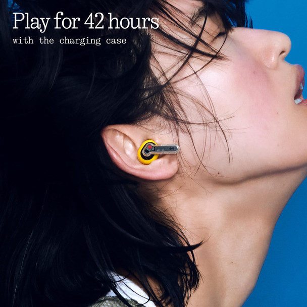 Nothing Ear (3a) White Wireless Noise Cancelling Earbuds, 45dB Hybrid ANC, 12mm Driver, 6 Mics - A10600164 – image 3