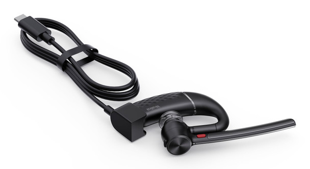 Yealink BH71 Lite Mono Bluetooth Ear-Hook Headset, 4-Mic AI Noise Cancellation, 40m Range, USB-C - 1308181 – image 5