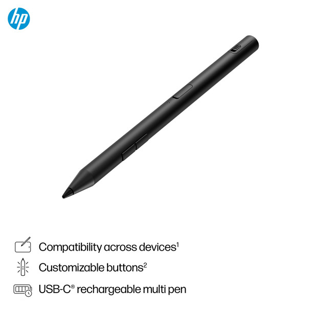 HP 705 Rechargeable Multi Pen, Multi-Protocol, Customisable Buttons, USB-C Charging, Black - 93Z28AA#ABB – image 4