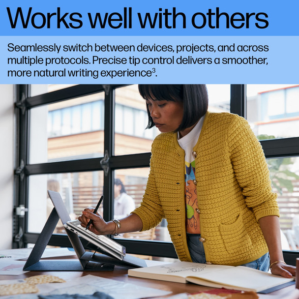 HP 705 Rechargeable Multi Pen, Multi-Protocol, Customisable Buttons, USB-C Charging, Black - 93Z28AA#ABB – image 3