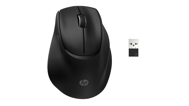 HP 725M Tilt Ergonomic Wireless Mouse, 21° Semi-Vertical, 6000 DPI, Bluetooth + Dongle, Black - BH0Z5AA#ABB – image 10