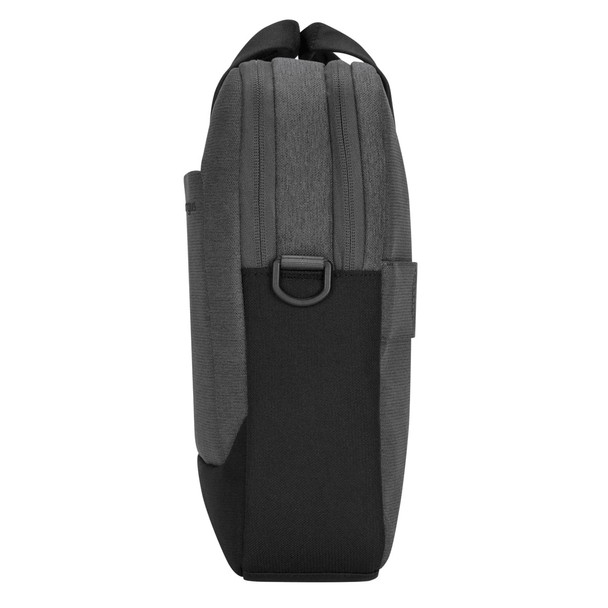 Targus CypressEco 15.6" Laptop Briefcase, Recycled Materials, Two Main Compartments, Black/Grey - TBT92602GL – image 6