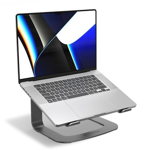 Hyper HyperSpace Ergonomic Laptop Stand, Aluminium, Fits Laptops up to 16", Space Grey - HS1110GYGL – image 3