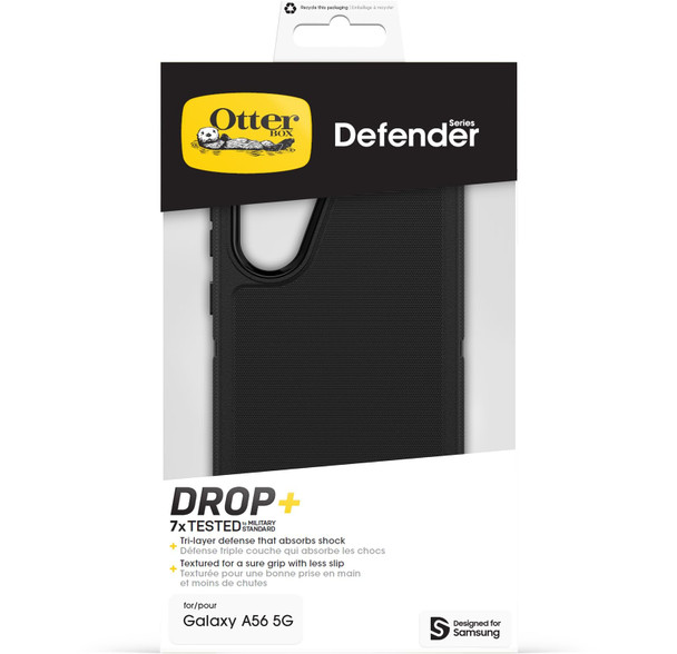 OtterBox Defender Series Case for Samsung Galaxy A56 5G, Black, Rugged Drop Protection - 77-97788 – image 5