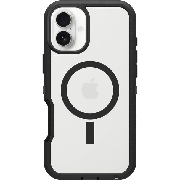 OtterBox Defender XT MagSafe Case for iPhone 16 Plus, Clear/Black, Rugged Drop Protection - 77-96044 – image 2