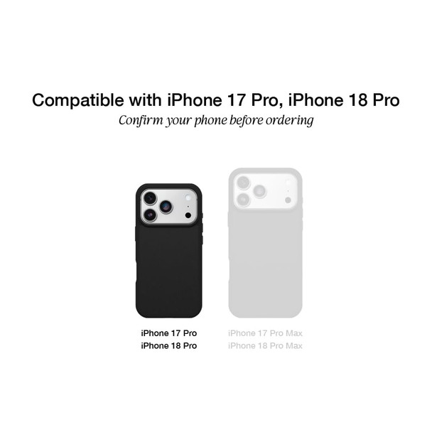 OtterBox React Series MagSafe Case for iPhone 18 Pro/17 Pro, Black, Ultra-Slim - 77-99294 – image 5