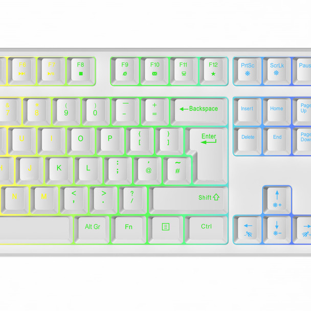 VIDA Rebel 2-in-1 USB Gaming Keyboard and Mouse Kit, RGB, UK Layout, 7200 DPI, White - REBEL2IN1-WHT – image 8