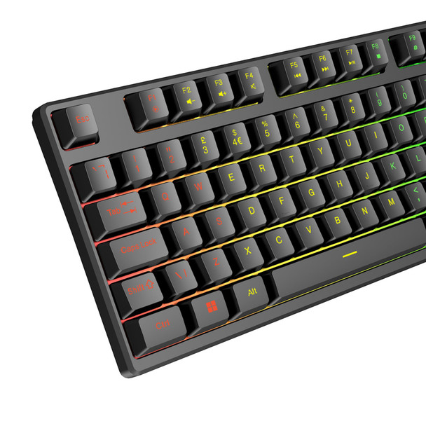 VIDA Rebel 2-in-1 USB Gaming Keyboard and Mouse Kit, RGB, UK Layout, 7200 DPI, Black - REBEL2IN1-BLK – image 12