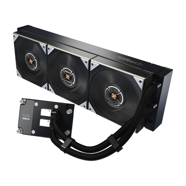 ASRock WS TR 360D 360mm Liquid CPU Cooler for AMD Threadripper TR5/sTR5, Dual Pump - 90AWSA36DT5GA5 – image 3