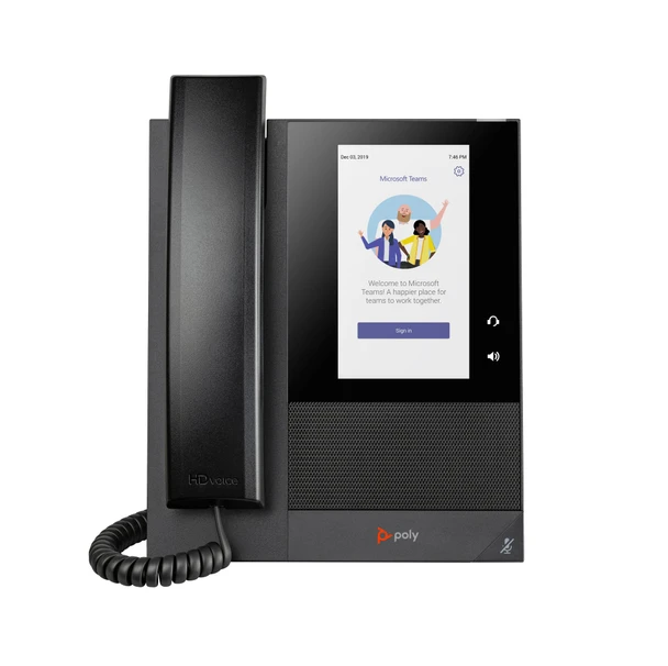 Poly CCX 400 Business Media Phone for Microsoft Teams, 5" Touchscreen, PoE - 848Z8AA#AC3