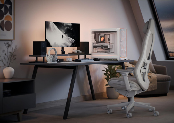 Fractal Design Meshify 3 XL Ambience Pro RGB PC Case, White, Clear Tempered Glass, 3x ARGB Fans - FD-C-MES3X-05 – image 4