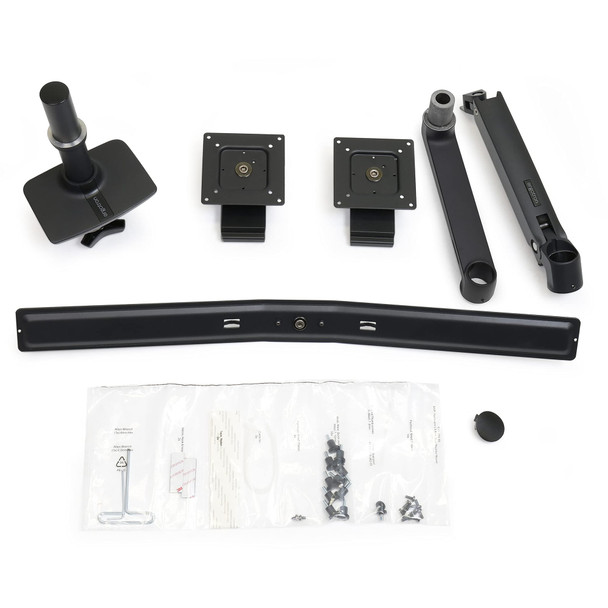 Ergotron LX Dual Direct Monitor Arm, Desk Mount for 2 Monitors up to 25", 0.9-5kg Each, Matte Black - 45-489-224 – image 8