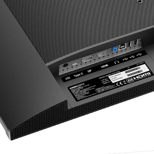 Hannspree HC271CFB 27" Full HD IPS Monitor, 100Hz, USB-C 65W PD, Built-in Speakers - HC271CFB – image 8