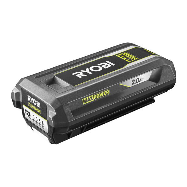 RYOBI RY36B20B 36V MAX POWER 2.0Ah Lithium+ Battery with LED Charge Indicator - RY36B20B