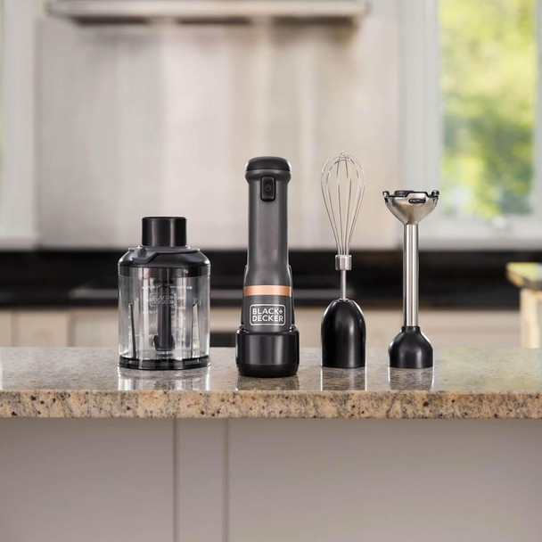 BLACK+DECKER Kitchen Wand Cordless 3-in-1 Stick Blender, Integrated 2.0Ah Li-ion Battery - BCKM1013KG-GB – image 2