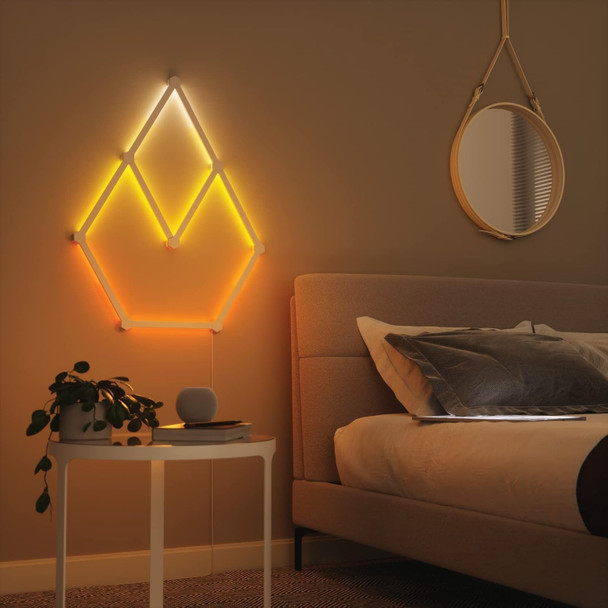 Nanoleaf Lines 60 Degrees Smart Light Bars Starter Kit, 9 Lines, RGBW, Wi-Fi, Music & Screen Sync - 59K0002LW9PKUK – image 6
