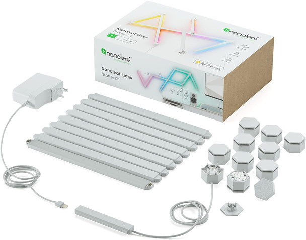 Nanoleaf Lines 60 Degrees Smart Light Bars Starter Kit, 9 Lines, RGBW, Wi-Fi, Music & Screen Sync - 59K0002LW9PKUK – image 7