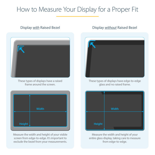 StarTech.com Privacy Screen for 21.5" 16:9 Monitors, Reversible Matte/Glossy, Blue Light Reducing - PRIVSCNMON21 – image 10