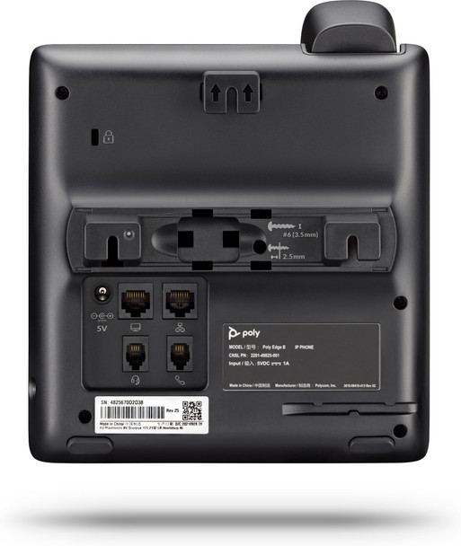 Poly Edge B10 IP Desk Phone, 2 Lines, 2.8" LCD, Dual Gigabit Ethernet, Power Supply Included - 84C19AA#ABU – image 4