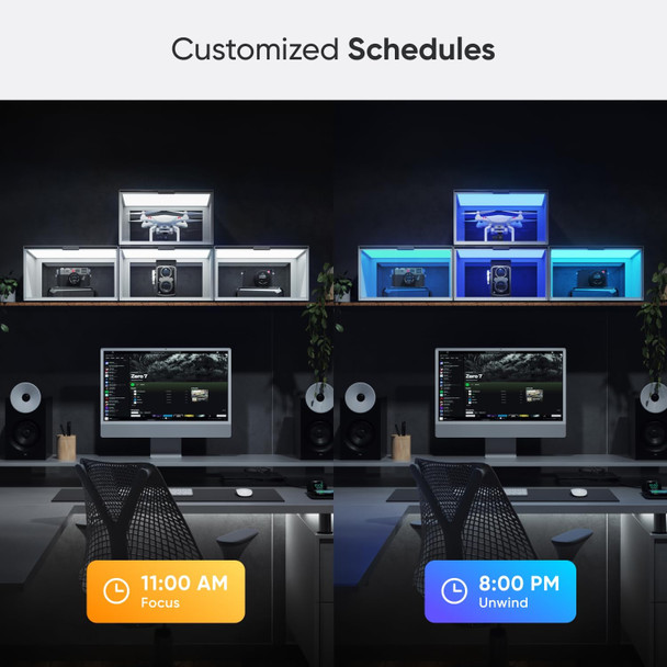 Nanoleaf Smart LED Shoe Box Display Case Expansion, 1-Pack, Stackable (Requires Starter Kit) - SQFX01E00-1WT – image 8