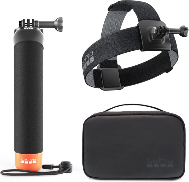GoPro Adventure Kit 3.0 with Head Strap 2.0, The Handler Floating Grip and Compact Case - AKTES-003-VN