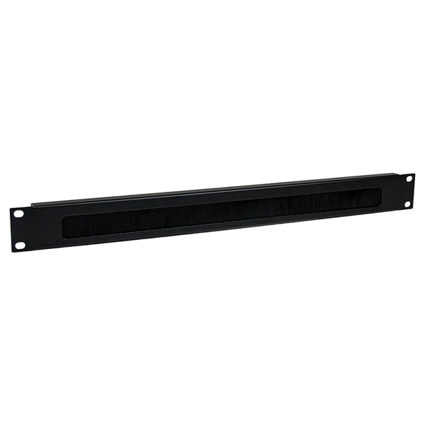 StarTech.com 1U Brush Strip Cable Management Panel for 19" Racks, Steel, Black - CMBRUSH1U – image 5