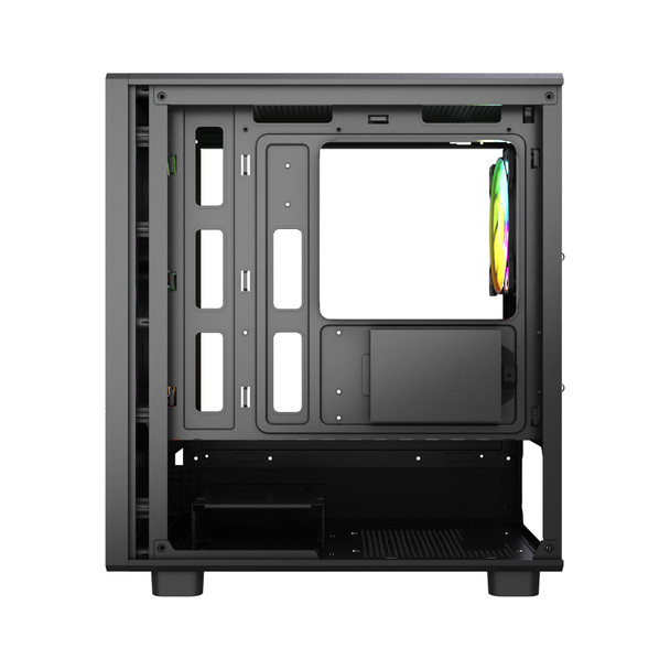 VIDA Spire M Micro ATX Gaming Case, Mesh Front, 3x ARGB Fans, Tempered Glass, Black - SPIREM-BLK – image 5