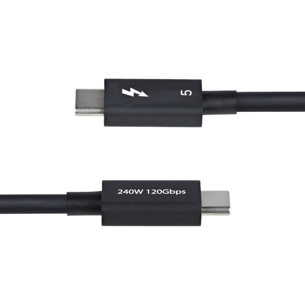 StarTech.com 50cm Thunderbolt 5 Cable, 80Gbps (120Gbps Boost), 240W PD, 8K 60Hz - TBLT5MM50CM240W – image 3