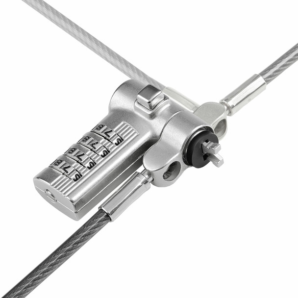 StarTech.com Universal Laptop Cable Lock, 2m, Serialised Combination, Noble Wedge/Nano/K-Slot - UNIVCSLTOPLOCK – image 6