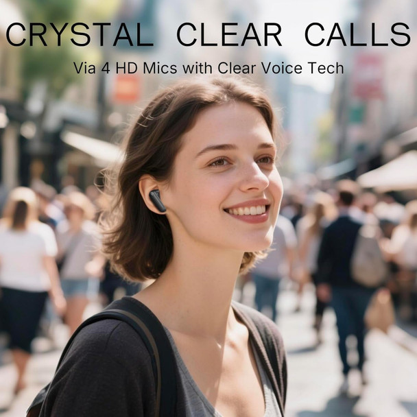 CMF by Nothing Buds 2a Wireless Earbuds, 42dB Hybrid ANC, 12.4mm Driver, IP54, Dark Grey - A10600107 – image 2