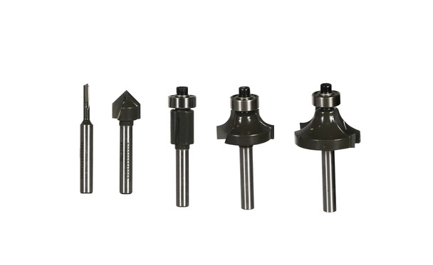 Ryobi RAKRBS5 Router Cutter Set, 5 Piece, 6mm - RAKRBS5