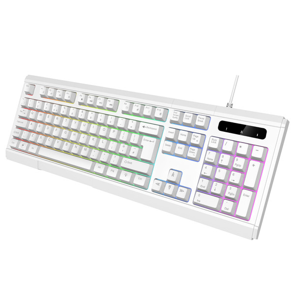 VIDA Gamer 4-in-1 Gaming Kit, RGB Keyboard, Mouse, Headset and Mouse Mat, UK Layout, White - GAMER4IN1-WHT – image 7