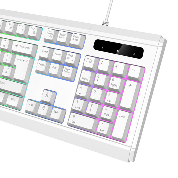 VIDA Gamer 4-in-1 Gaming Kit, RGB Keyboard, Mouse, Headset and Mouse Mat, UK Layout, White - GAMER4IN1-WHT – image 12