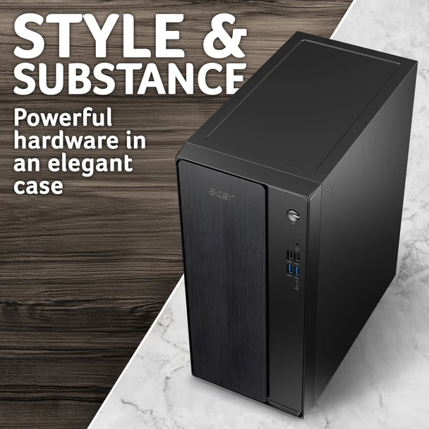 Acer Aspire TC102 Desktop PC, AMD Ryzen 5 340, 16GB RAM, 512GB SSD, Wi-Fi 7, Windows 11 Home - DT.BU0EK.001 – image 8