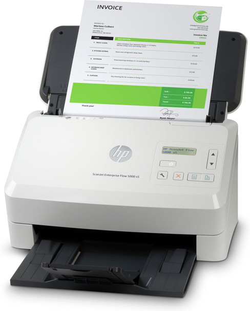 HP ScanJet Enterprise Flow 5000 s5 A4 Sheet-fed Scanner, Duplex, 65ppm, 80-Sheet ADF - 6FW09A#B19 – image 3