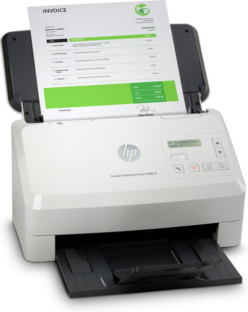 HP ScanJet Enterprise Flow 5000 s5 A4 Sheet-fed Scanner, Duplex, 65ppm, 80-Sheet ADF - 6FW09A#B19 – image 4