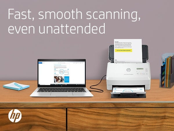 HP ScanJet Enterprise Flow 5000 s5 A4 Sheet-fed Scanner, Duplex, 65ppm, 80-Sheet ADF - 6FW09A#B19 – image 12