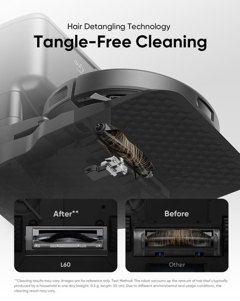 eufy L60 Hybrid Robot Vacuum with Mop and Self-Empty Station, 5,000 Pa Suction, Laser Navigation - T2278V11 – image 2