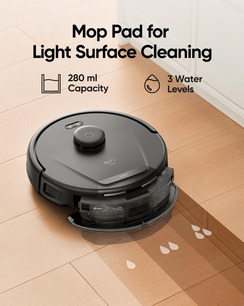 eufy L60 Hybrid Robot Vacuum with Mop and Self-Empty Station, 5,000 Pa Suction, Laser Navigation - T2278V11 – image 7