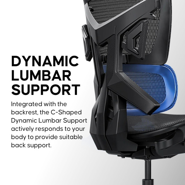 Anda Seat X-Air Pro Mesh Office Chair, 5D Armrests, 3D Headrest, Dynamic Lumbar, Space Black - WY01BBBB01 – image 5