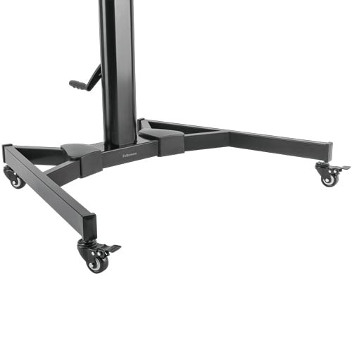Fellowes Mobile TV Stand for Screens up to 70", 50kg, Crank Height Adjust, Locking Castors – image 5