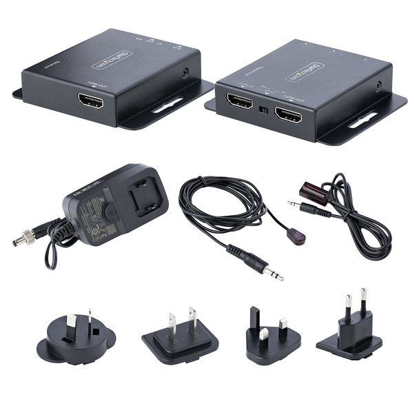 StarTech.com 4K HDMI Extender over CAT6/CAT5e, 4K 30Hz 40m / 1080p 70m, IR Extension - EXTHDMI4K40C6P1 – image 9