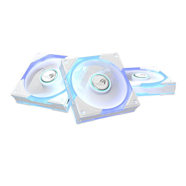 ASUS ROG Eurux GR120 ARGB 120mm Case Fan Triple Pack, PWM, FDB, 85 CFM, White - 90DA00J3-B09020 – image 3