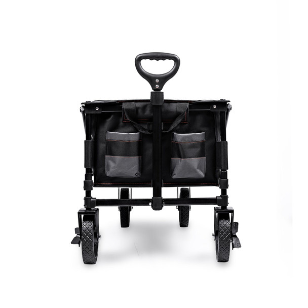 BLACK+DECKER Folding Garden Cart, 80kg Capacity, 360° Front Wheels, Black - BDCWBK01-XJ – image 7